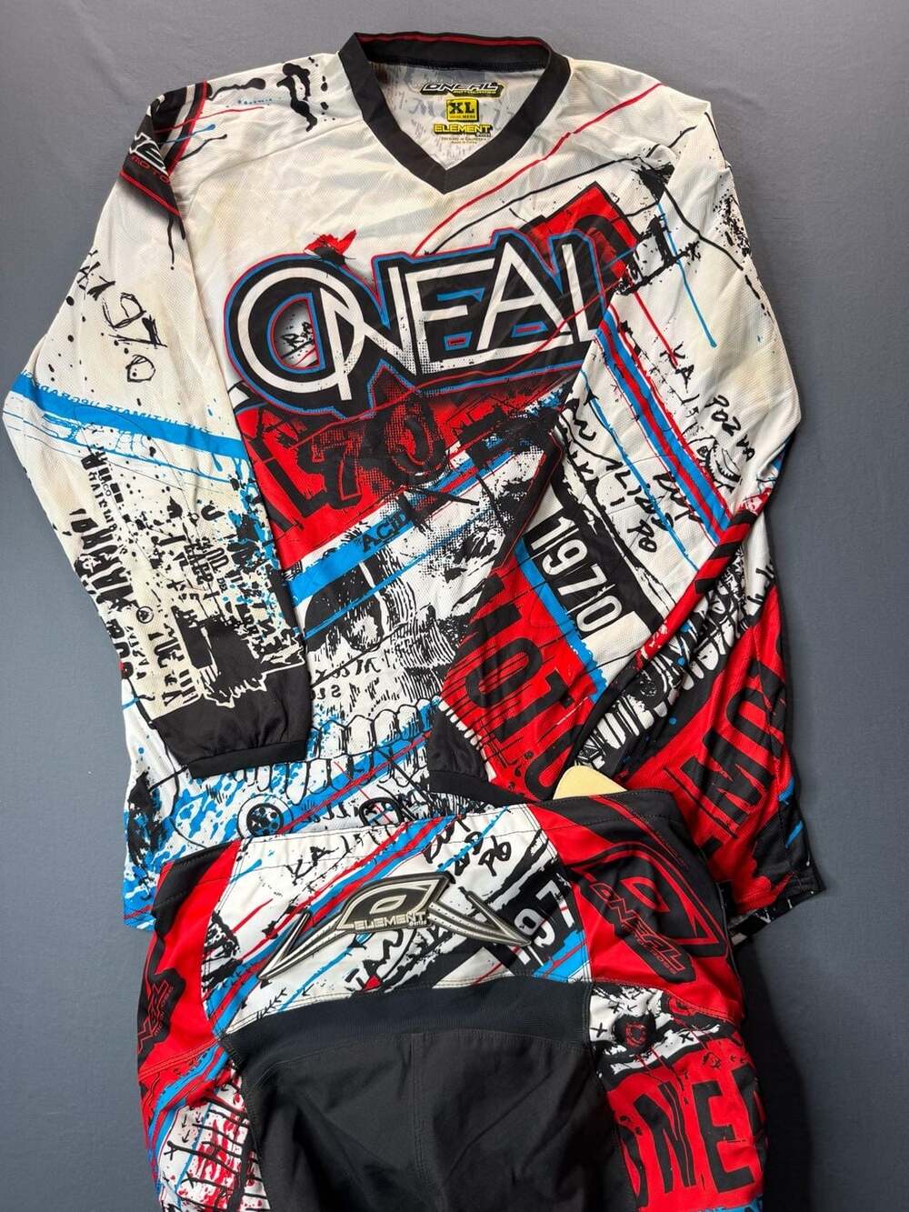O'Neal Element Acid Motocross Jersey and Pants Set Men's XL